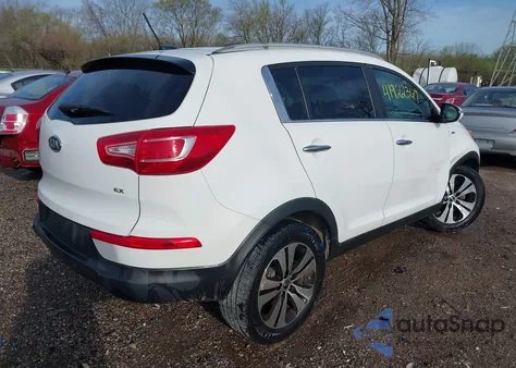 2012 Kia Sportage Ex из США, поврежденный, VIN KNDPCCA29C7243499